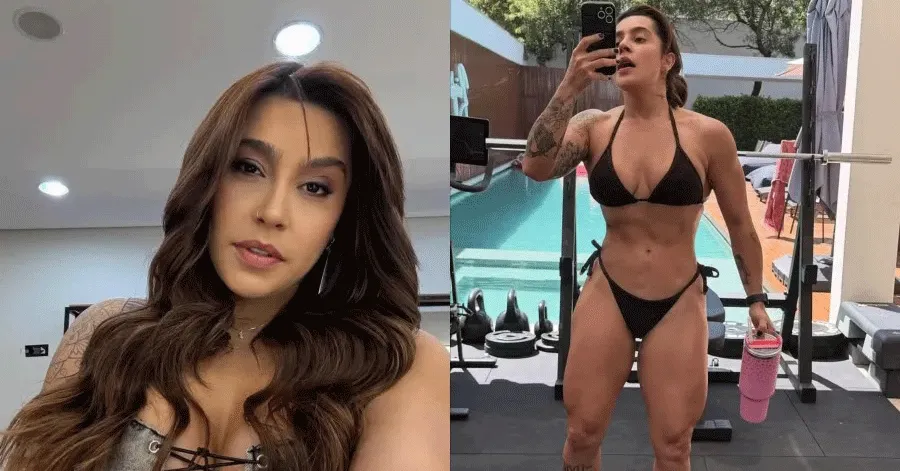 De biquíni preto, Lauana Prado mostrou seu lado descontraído em novos cliques nas redes sociais e recebeu uma chuva de elogios dos fãs pela boa forma.