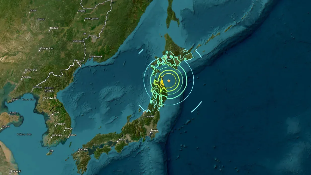 Imagem ilustrativa da notícia: Terremoto e alerta de tsunami atinge costa do Japão