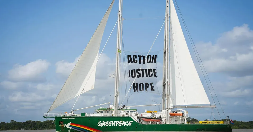 Visita ao Navio do Greenpeace se torna mais uma programação durante o período da COP30, em Belém. A entrada é gratuita!