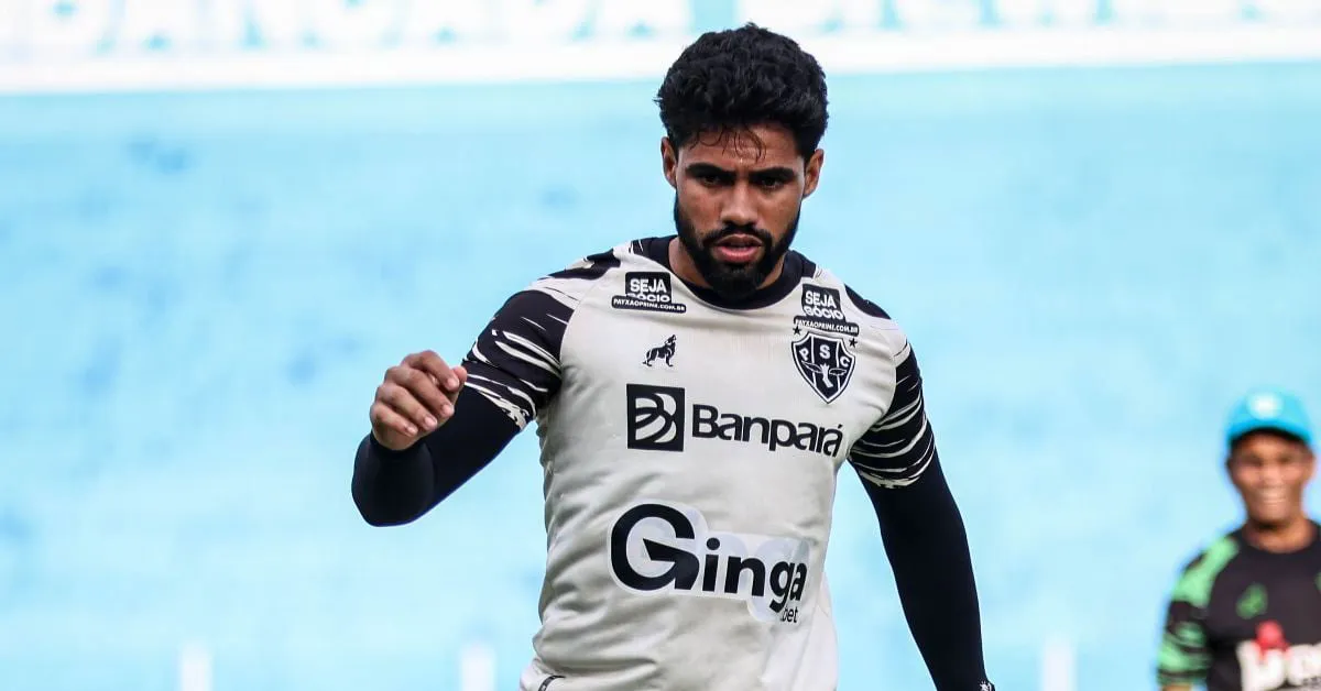 Bryan Borges deve deixar o Paysandu após o fim da temporada.