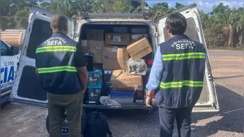 Foram encontradas 96 garrafas de uísque, 60 garrafas de gim, 84 garrafas de vodca e 130 garrafas de champanhe