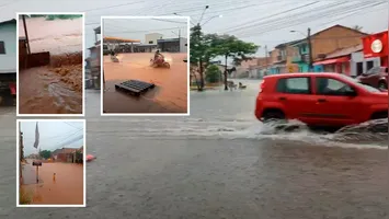 A situação prevista pelo Inmet se confirmou com a forte precipitação que caiu em Marabá e cidades vizinhas nas últimas horas