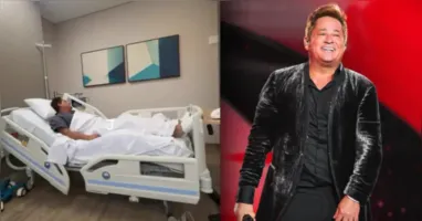 Cantor Leonardo enfrenta gastroenterite e tranquiliza fãs sobre sua saúde.