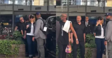 Fãs acompanharam a movimentação em frente ao hotel onde Mariah está hospedada.