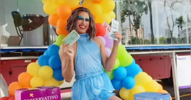 O evento fez parte da programação da 23ª Parada LGBTI+ do Pará e ocorreu neste sábado (27), na Praça Waldemar Henrique, em Belém.