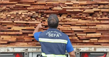 De acordo com a Sefa, a carga saiu de Mazagão, no Amapá, com destino ao município de Parelhas, no Rio Grande do Norte.