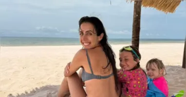 No post, a artista escreveu um texto em homenagem ao marido, lembrando que o primeiro registro foi feito antes do casamento.
