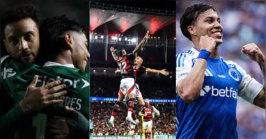 Palmeiras, Flamengo e Cruzeiro estão na ponta da tabela, disputando o título