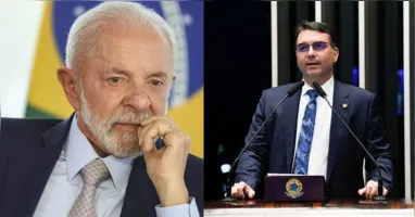 Segundo o levantamento, Lula registraria 51% das intenções de voto, enquanto Flávio alcançaria 36%.