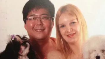 Marcos e Elize em momento família