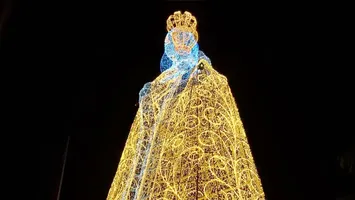 Imagem ilustrativa da notícia Painéis luminosos das imagens da santa são roubados na Júlio César e Doca