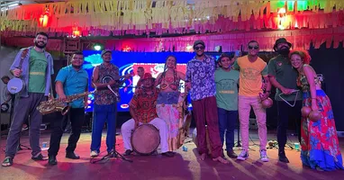 Grupo de Carimbó Africanos de Icoaraci encerra a programação do Forum Ambienta com o carimbó raiz e a resistência cultural amazônica.