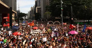 Em São Paulo, o grupo se concentrou na avenida Paulista, em frente ao Masp na tarde do último domingo.