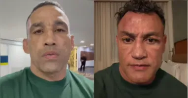 Popó e Wanderlei Silva se enfrentaram em luta tensa que terminou em confusão e acusações mútuas após a desclassificação do lutador de MMA.