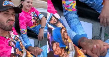 Zé Felipe e Ana Castela chamaram atenção ao aparecerem de mãos dadas e com roupas combinando durante passeio no Pantanal.