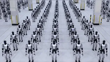 Produção em grande escala dos robôs humanoides