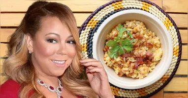 Risoto paraense que Mariah Carey vai provar foi recentemente apresentado no Festival Ver-o-Peso da Cozinha Paraense.