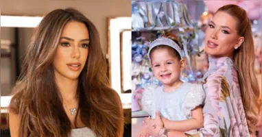 A publicação destacava o vestido de princesa usado pela aniversariante na comemoração.