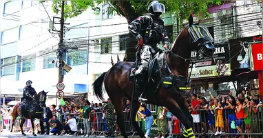 Segurança estará garantida tanto para quem for ao desfile militar quanto aos que optarem por outros eventos em Belém.