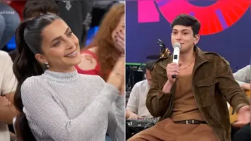 Jade Picon foi surpreendida com fala de Léo Foguete sobre ela.