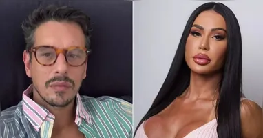 Ator comentou as conversas íntimas vazadas com a influenciadora.