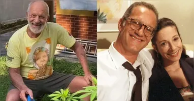 Ex-ator da globo exibe maconha de seu uso medicinal
