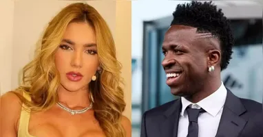 Virginia fala sobre os rumores de romance com Vini Jr. e diz estar apenas 'passeando' em Madri.