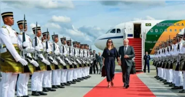 A expectativa é de que os dois presidentes se reúnam em Kuala Lumpur, capital da Malásia, neste domingo (26).