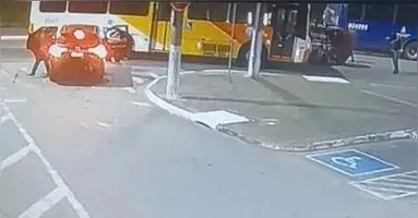 Momento da execução do ex-delegado-geral de São Paulo, em Praia Grande, litoral paulista.