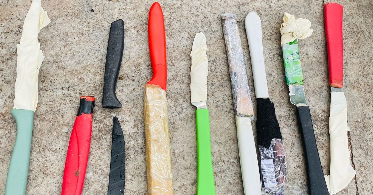 Guardas de Nazaré apreendem dezenas de facas durante o Círio