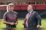 Renato Gaúcho e Marcos Braz, na época de Flamengo
