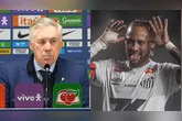 Ancelotti não garante convocação de Neymar para a Copa do Mundo de 2026 sem recuperação total