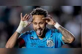 Neymar brilhou na partida contra o Juventude.