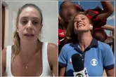 Duda Dalponte, 35 anos, é repórter da TV Globo no Rio de Janeiro e atua em coberturas esportivas