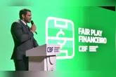 Samir Xaud, presidente da CBF, em reunião do Fair Play Financeiro
