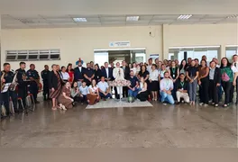 O encontro foi marcado como um momento de devoção e emoção entre servidores, autoridades e fiéis que participaram da acolhida.
