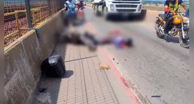 O acidente aconteceu no início da tarde desta quarta-feira (10) na ponte sobre o rio Tocantins em Marabá