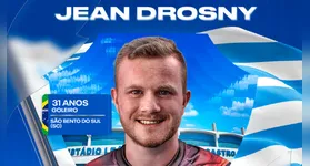 Jean Drosny é a primeira contratação oficial para 2026.