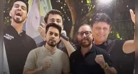 Mayky Vilaça (à esquerda) e o assessor nomeado neste ano