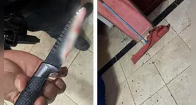 O casal foi encaminhado à Delegacia de Polícia Civil, juntamente com a arma apreendida.