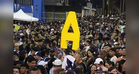 Comemoração da torcida do Remo pelo acesso à Série A do Campeonato Brasileiro.