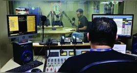 Estúdio da Rádio Clube