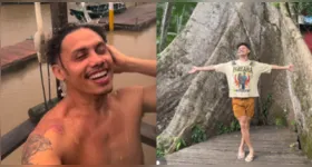 Silvero Pereira comemorou em Belém.