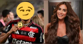 Nicole Bahls e o atleta fizeram a primeira aparição juntos durante a festa do tetracampeonato do Flamengo na Libertadores.