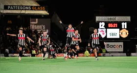 Manchester United acabou eliminado da Copa da Liga Inglesa pelo adversário da 4ª divisão.