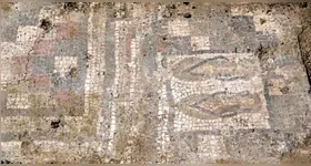 Peça integra conjunto de mosaicos luxuosos que ornamentavam antigos banhos termais do Império Romano