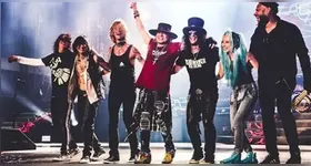Guns N’ Roses: banda americana apresenta turnê mundial em diversos estados brasileiros.