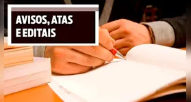 Imagem ilustrativa da notícia Confira os editais publicados nesta terça-feira, 09/09