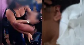 A cena de violência foi registrada durante cavalgada em Novo Repartimento.