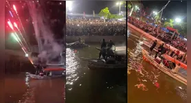 DJ Jean Apollo surpreende em festival flutuante no Pará, destacando a cultura popular e a tradição das aparelhagens na região.